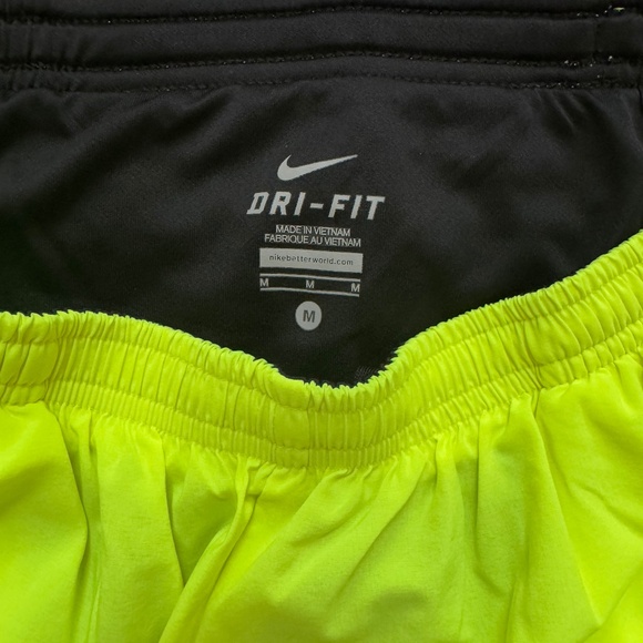Nike Men's Neon Lined Running Shorts - Picture 3 of 3